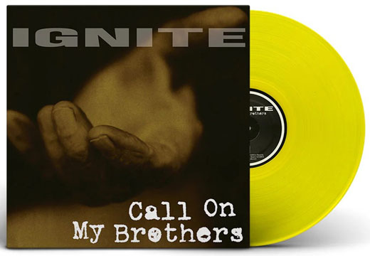 IGNITE "Call On My Brothers" LP (Revelation) Yellow Vinyl